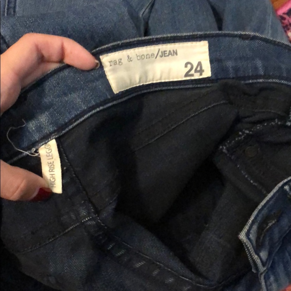 Rag & Bone High Rise Legging Jeans
